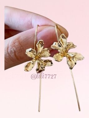 14kt Gold Plated Statement Earrings Trendy And Pretty Perfect For Spring Outfits